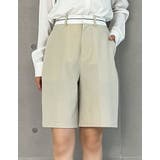 ライトツイルマーベルトウエストデザインショートパンツ | Re:EDIT | 詳細画像33 