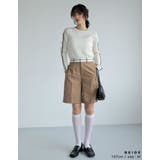 ライトツイルマーベルトウエストデザインショートパンツ | Re:EDIT | 詳細画像34 