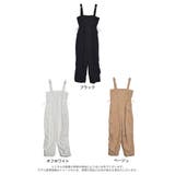 [低身長/高身長サイズ有]ナイロンタフタウエストドロストカーゴサロペット | Re:EDIT | 詳細画像18 