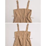 [低身長/高身長サイズ有]ナイロンタフタウエストドロストカーゴサロペット | Re:EDIT | 詳細画像21 