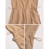 [低身長/高身長サイズ有]ナイロンタフタウエストドロストカーゴサロペット | Re:EDIT | 詳細画像22 