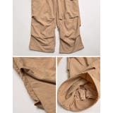 [低身長/高身長サイズ有]ナイロンタフタウエストドロストカーゴサロペット | Re:EDIT | 詳細画像23 