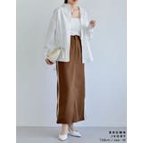 ライトツイルサイドラインor無地ナロースカート | Re:EDIT | 詳細画像17