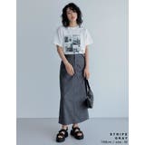 ライトツイルサイドラインor無地ナロースカート | Re:EDIT | 詳細画像2