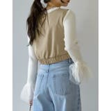 サテンハートネックフロントジップビスチェ | Re:EDIT | 詳細画像21