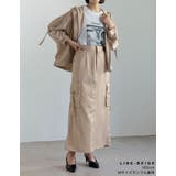 サテンフーディージップブルゾン | Re:EDIT | 詳細画像17