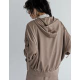 サテンフーディージップブルゾン | Re:EDIT | 詳細画像27