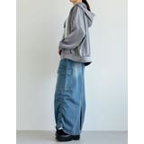 サテンフーディージップブルゾン | Re:EDIT | 詳細画像36