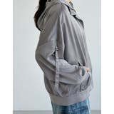 サテンフーディージップブルゾン | Re:EDIT | 詳細画像37