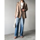 サテンダブルテーラードジャケット | Re:EDIT | 詳細画像17