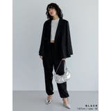 サテンダブルテーラードジャケット | Re:EDIT | 詳細画像7