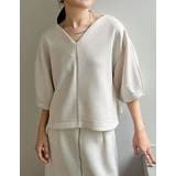 ダンボールハートネックランタンスリーブトップス | Re:EDIT | 詳細画像12