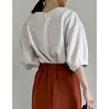 ダンボールハートネックランタンスリーブトップス | Re:EDIT | 詳細画像14