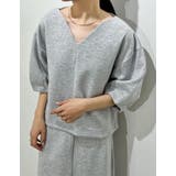 ダンボールハートネックランタンスリーブトップス | Re:EDIT | 詳細画像17