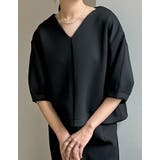 ダンボールハートネックランタンスリーブトップス | Re:EDIT | 詳細画像3