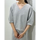 ダンボールハートネックランタンスリーブトップス | Re:EDIT | 詳細画像5