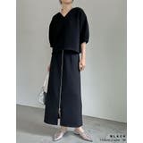 ダンボールハートネックランタンスリーブトップス | Re:EDIT | 詳細画像7