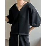 ダンボールハートネックランタンスリーブトップス | Re:EDIT | 詳細画像10