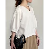 ダンボールハートネックランタンスリーブトップス | Re:EDIT | 詳細画像29