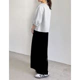 ダンボールハートネックランタンスリーブトップス | Re:EDIT | 詳細画像34