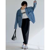 [低身長/大きいサイズ有]前後2WAYミラノリブニットナロースカート | Re:EDIT | 詳細画像5 