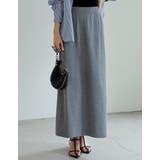 [低身長/大きいサイズ有]前後2WAYミラノリブニットナロースカート | Re:EDIT | 詳細画像7 