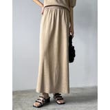 [低身長/大きいサイズ有]前後2WAYミラノリブニットナロースカート | Re:EDIT | 詳細画像30 