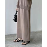 [低身長/大きいサイズ有]前後2WAYミラノリブニットナロースカート | Re:EDIT | 詳細画像33 