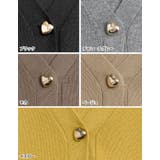 ミラノリブハートボタンニットカーディガン | Re:EDIT | 詳細画像19