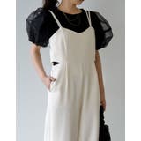 [低身長/高身長サイズ有]カットツイルサイドカッティングデザインオールインワン | Re:EDIT | 詳細画像15 