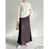 [オケージョン セレモニー][低身長サイズ有]サテンナロースカート | Re:EDIT | 詳細画像11 