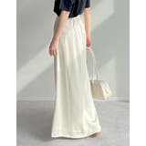 [オケージョン セレモニー][低身長サイズ有]サテンナロースカート | Re:EDIT | 詳細画像17 