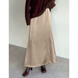 [オケージョン セレモニー][低身長サイズ有]サテンナロースカート | Re:EDIT | 詳細画像6 