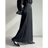 [オケージョン セレモニー][低身長サイズ有]サテンナロースカート | Re:EDIT | 詳細画像9 