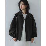 ナイロンコードデザインフルジップパーカー | Re:EDIT | 詳細画像2