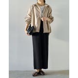 ナイロンコードデザインフルジップパーカー | Re:EDIT | 詳細画像24