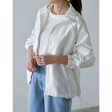 ナイロンコードデザインフルジップパーカー | Re:EDIT | 詳細画像32