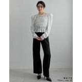 [MEISM by Re:EDIT]パフショルダーショート丈ギャザーカットソート… | Re:EDIT | 詳細画像6 