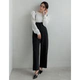 [MEISM by Re:EDIT]パフショルダーショート丈ギャザーカットソート… | Re:EDIT | 詳細画像9 