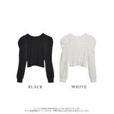 [MEISM by Re:EDIT]パフショルダーショート丈ギャザーカットソート… | Re:EDIT | 詳細画像18 