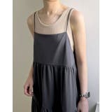 ベージュ(004) | カップ付きクロップドリブタンクトップ | Re:EDIT