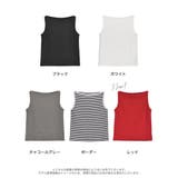 [新色追加]ボートネックリブタンクトップ | Re:EDIT | 詳細画像18 