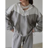 ナイロンタフタ配色アノラックパーカー | Re:EDIT | 詳細画像5