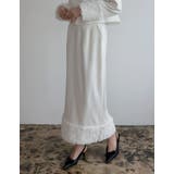 フラワーモチーフナロースカート | Re:EDIT | 詳細画像3