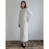 フラワーモチーフナロースカート | Re:EDIT | 詳細画像8