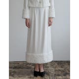 フラワーモチーフナロースカート | Re:EDIT | 詳細画像9