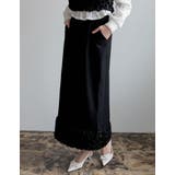 フラワーモチーフナロースカート | Re:EDIT | 詳細画像24