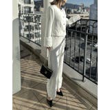 フラワーモチーフストレートパンツ | Re:EDIT | 詳細画像15