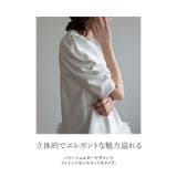 [MEISM by Re:EDIT]フラワーモチーフパワショルチュニックトップス | Re:EDIT | 詳細画像4 