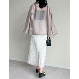 [低身長サイズ有]カットフリルナロースカート | Re:EDIT | 詳細画像7 